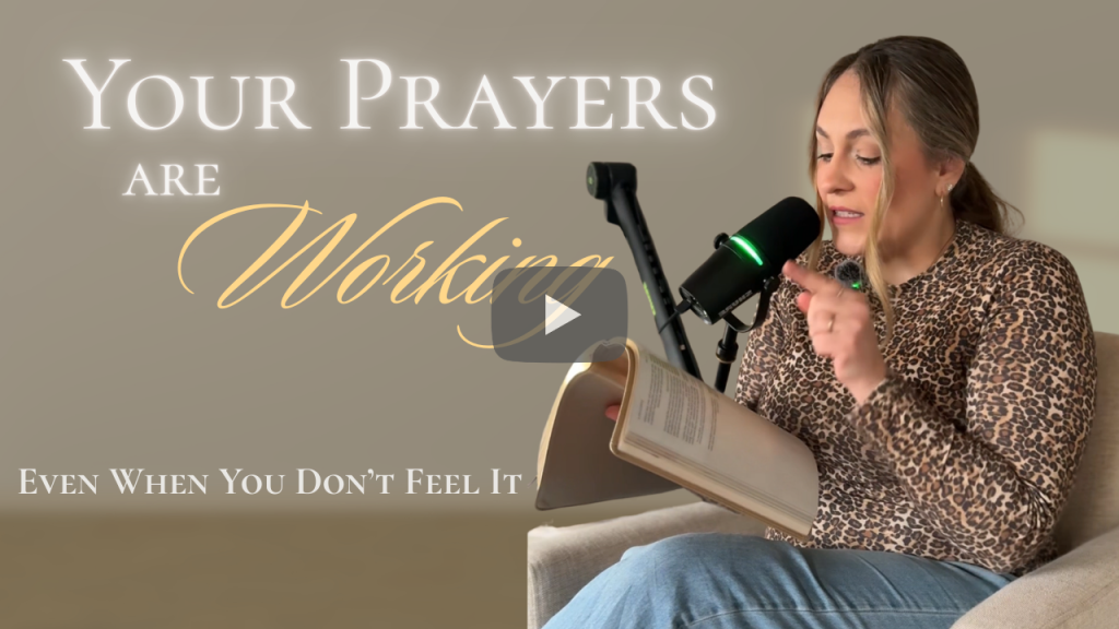 christian motherhood YouTube channel Holy Spirit led discipleship teaching on prayer