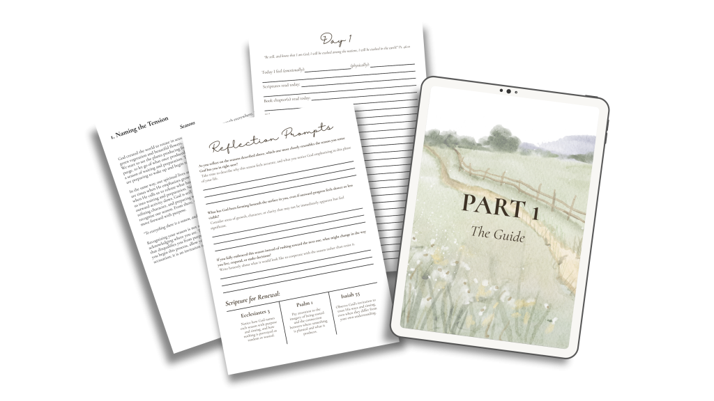 overcome overwhelm moms Christian resource free guide